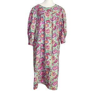 Floral Print with Squirrels Maxi Dress